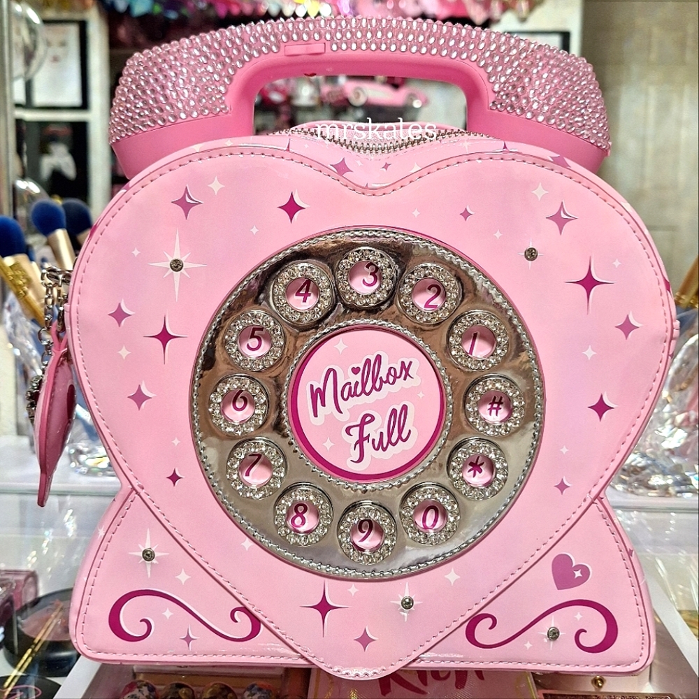 Sweet Ring Rhinestone Crossbody Bag